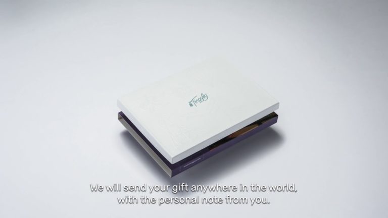 Tinggly gift box. Gay travel gift idea: send a unique experience gift anywhere in the world. Perfect for gay men's travel adventures.