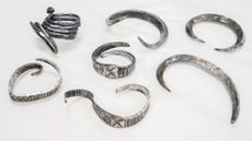 Seven silver bracelets from the Viking Age